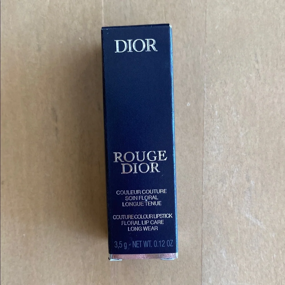 Dior Lipstick Satin 999 Red Long Wear Made In France Floral Lip Care Couture